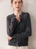 Women's Fine Spun Yangtze Wool Cardigan - New Versatile Autumn/Winter Knit Base Layer Jacket