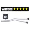 New Windshield Electric LED Car Window Sticker Safety Decals Decoration Sticker Auto Moto Car Stickers Exterior Accessories