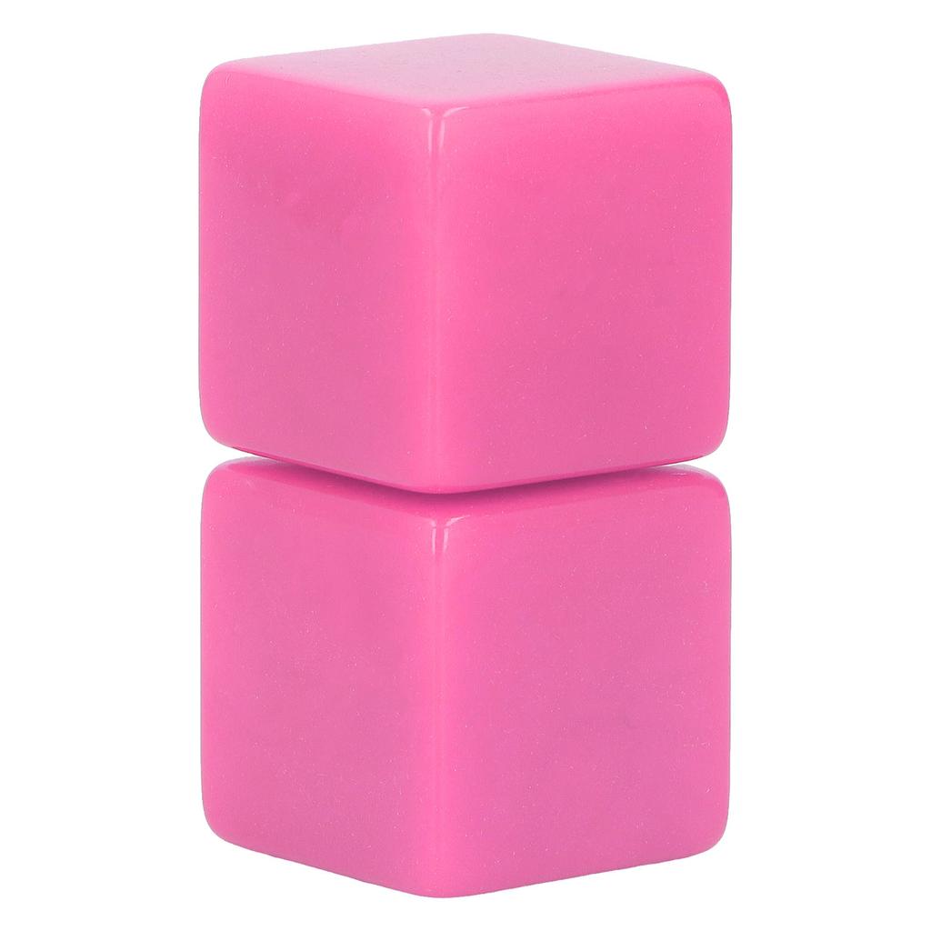 6 st. Blankt Tärningsset Rätvinkliga Plast Hexaedriska Kuber Klassrum Brädspel DIY Matematik Räkning Undervisning Partyfavorit