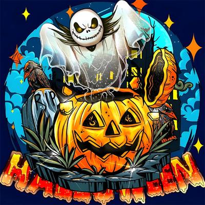 Volles 5D DIY Diamantmalerei Halloween Diamantstickerei Volle Kreuzstich Heimdekoration Handgemachtes Geschenk