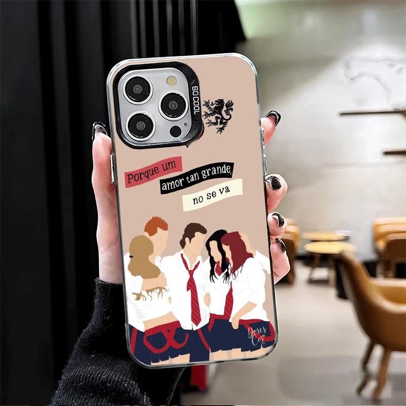 F-Fashion RBD R-Rebelde Soft Phone Case for iPhone 15 16 17 Pro Max 17Air 16E 14 Plus 13 12 Mini Shockproof Cover Back Shell