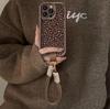 Spotted leopard print for iphone17pro mobile phone case Apple 15 hand rope 14 retro 13promax new 16x