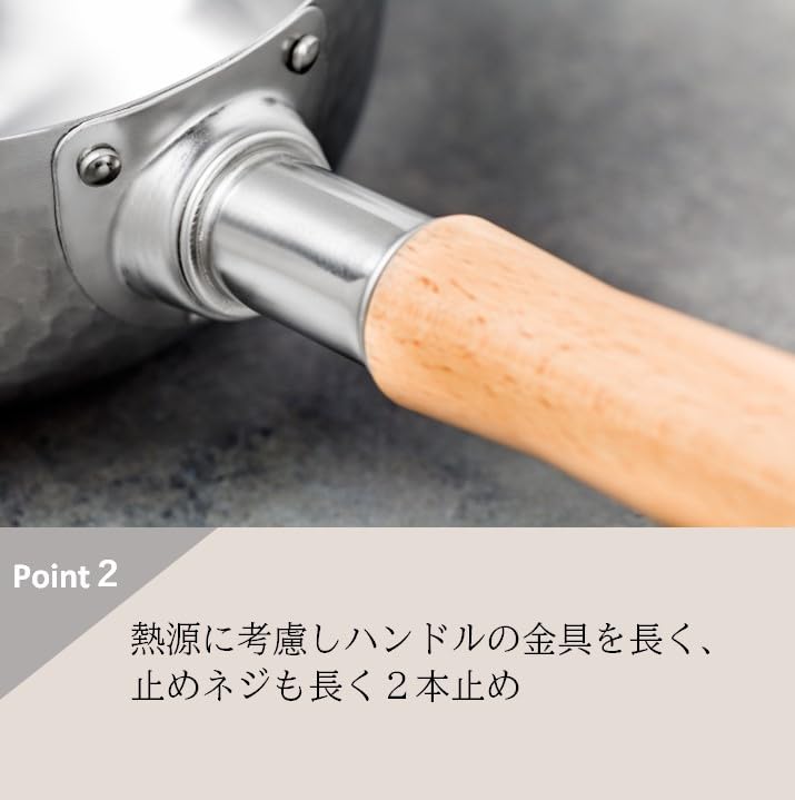 Maruyama Giken KOURIKKA Edelstahl Yukihira mit Ausguss und Induktions- und Gasherd Made in Topf, 16cm, 1.3L, Skala, KRY-16, Kompatibel,