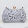 Women's Top Handle Handbags,Pearls Evening Clutches Purse with Chain Shoulder Bag for Party Prom Wedding Cocktail Club