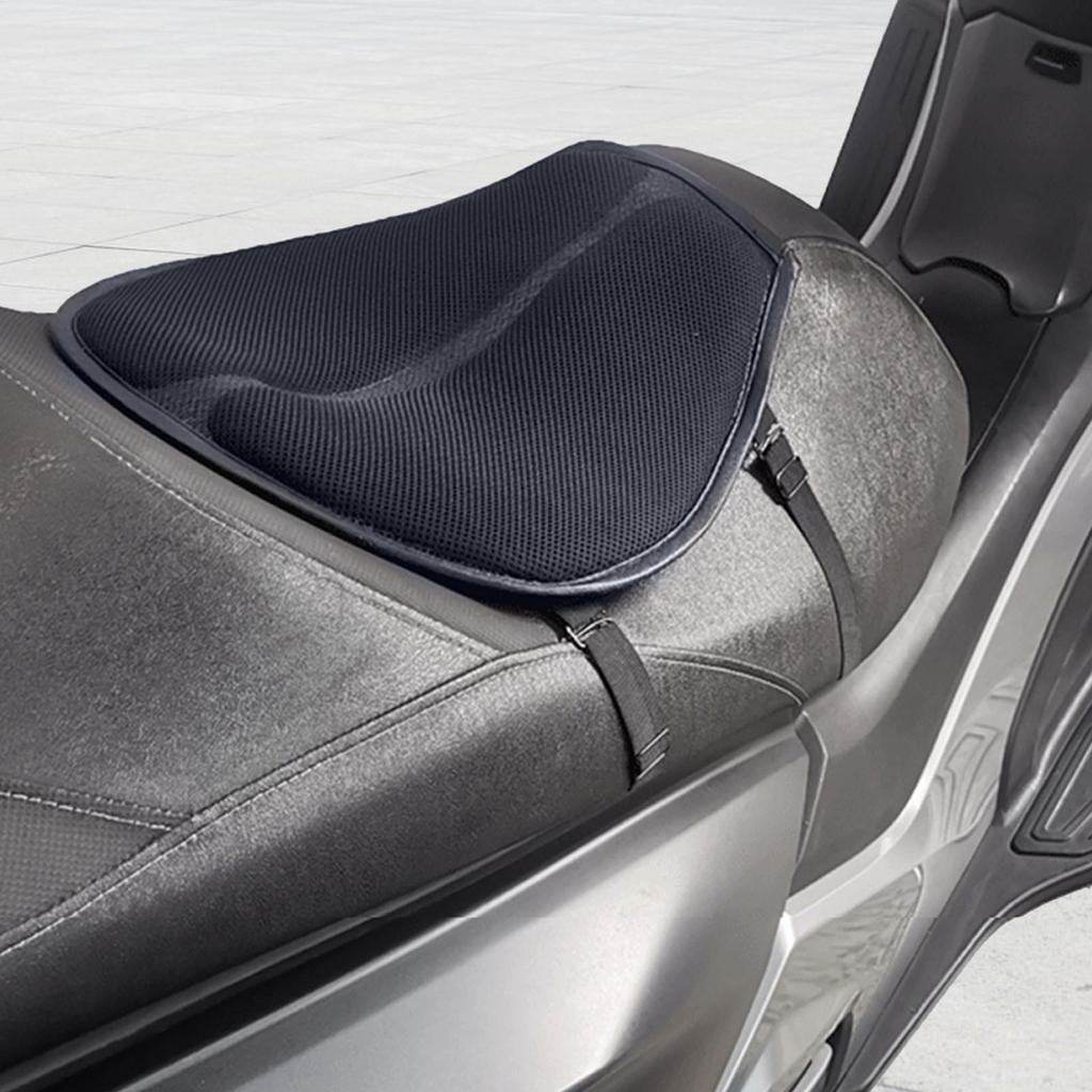 Motorcycle Seat Cushion Motorcycle Air Seat Cushion Breathable Anti Sweat Padded Removable Insert Comfort Ergonomic Covers Stops