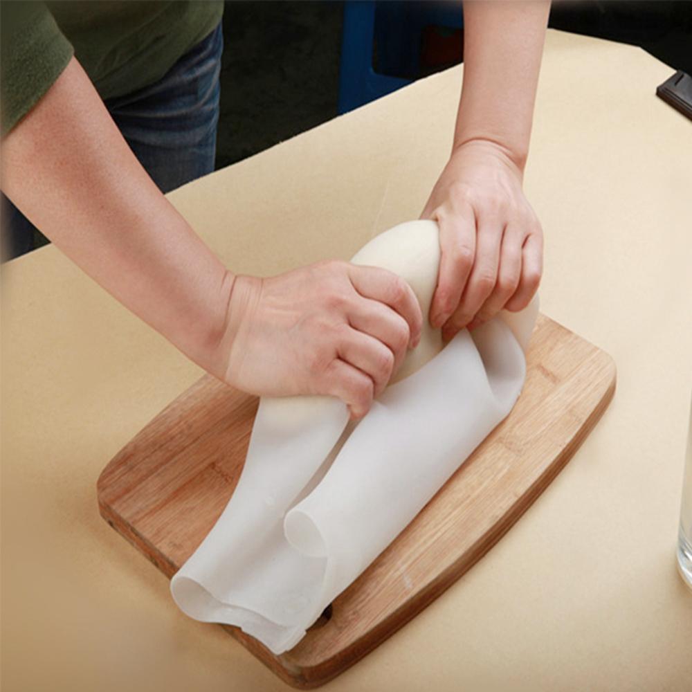 Bread Pizza Non-Toxic Non-Stick Silicone Baking Tool Dough Mixer Flour Mixing Bag Kneading Bag