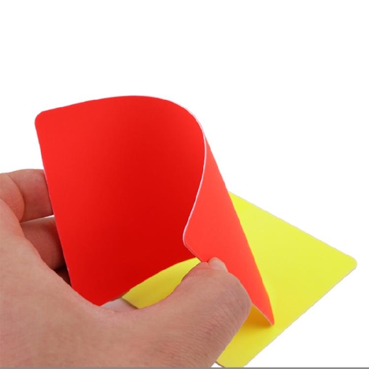 Set di Cartellini per Arbitro, Set Arbitro Sportivo Fischietto Metallico Sportivo Cartellino Rosso Giallo, Block Notes con Matita, Attrezzatura per Arbitro