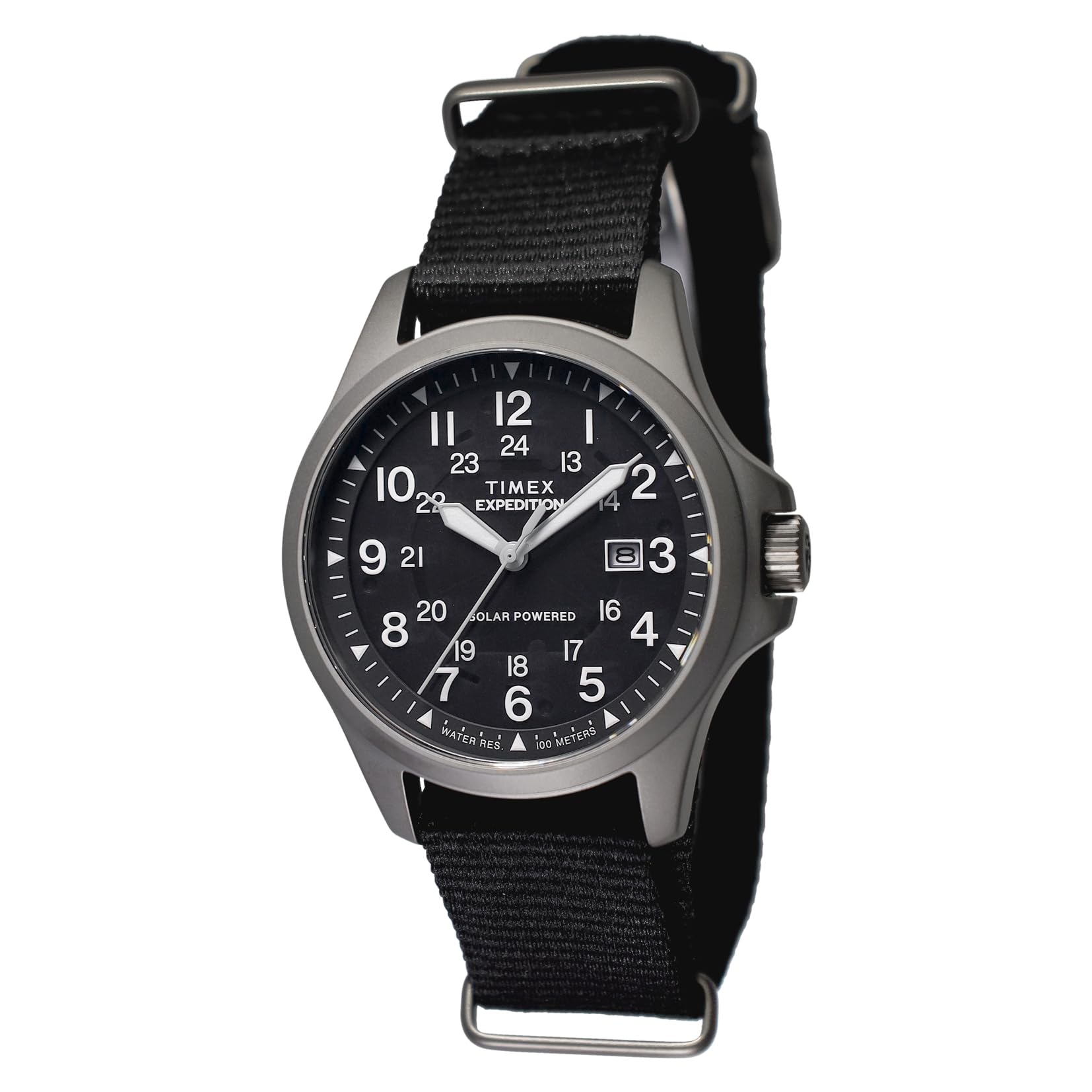 

TIMEX Expedition Field Post Solar Watch 10 ATM Water Resistant Sapphire Glass Black Dial TW2Y31800 Unisex