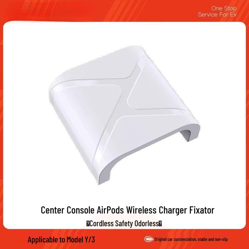 Silicone Anti-Slip Wireless Charging Mat for Tesla Model Y/3 Facelift Console