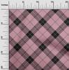oneOone Cotton Flex Fabric Tartan Check Print Fabric By The Yard 40 Inch