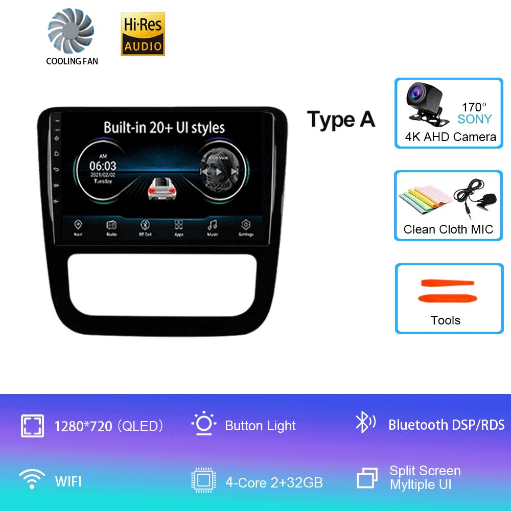 

Android 14 Car Radio For Volkswagen EOS Scirocco 3 III Mk3 2008 2009 2010 2011 2012-2014 Multimedia Player WIFI+4G Carplay Auto CHINA