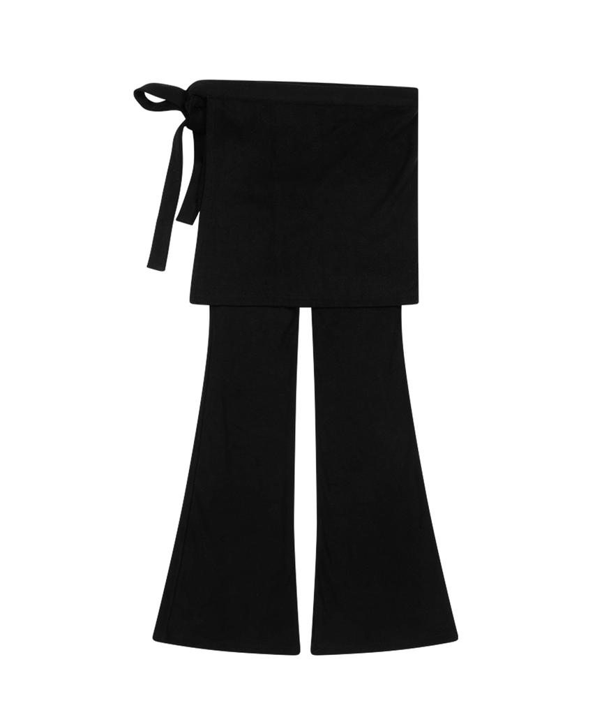 SUNDAY FRUIT MARKET Sun Flare Pant Wrap Set Black