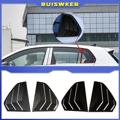Para VW Golf 8 MK8 Janela Lateral Spoiler Splitter Capa Guarnição Louver TSI TDI GTI GTE GTD R R-line Carro Janela Sunshade 2020-2025