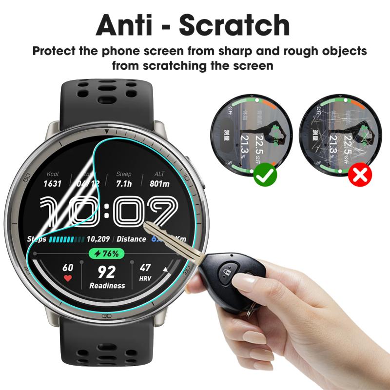1-20PCS Soft Hydrogel Film for Amazfit Active 2 Anti-scratch Screen Protector Curved Soft Edge Protector Film for AmazfitActive2