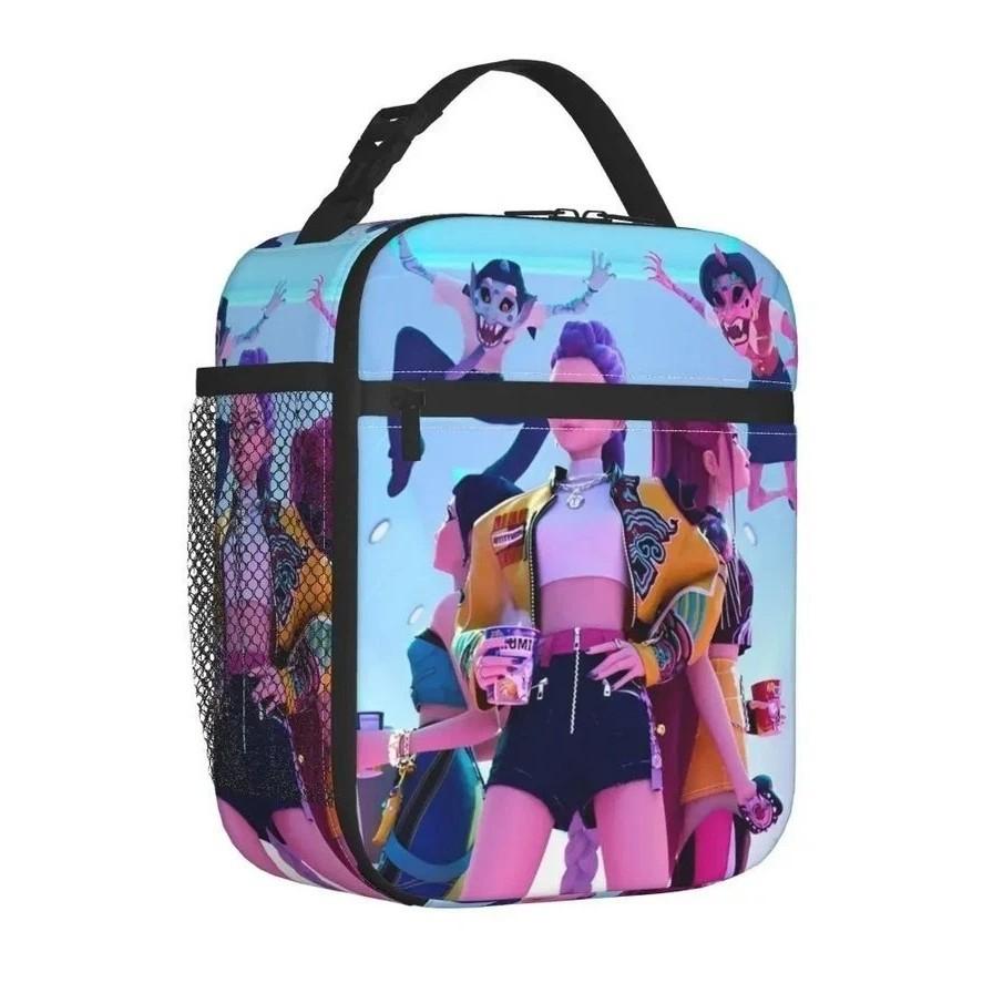 Full Printed Lunch Bag Diy Printed Kpop Witch Hunters Student Peripheral Large Capacity Lunch Box Bag Ice Pack