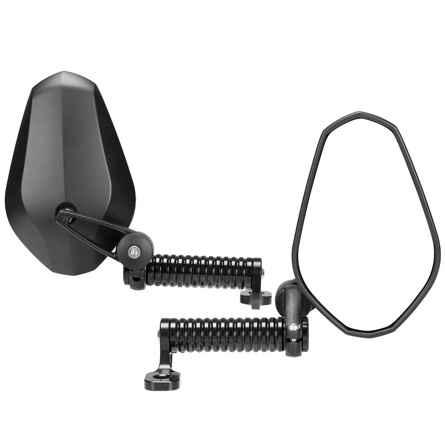 

KEMIMOTO Years of Motorcycle Left and Right Mirrors with Integrated Clamp Universal Easy to Adjustable Vehicle Inspection KM3107 [25 Innovation,