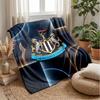 Coperta in Flanella con Stampa del Newcastle United Football, Coperta Morbida Calda Leggera per Divano Letto Campeggio