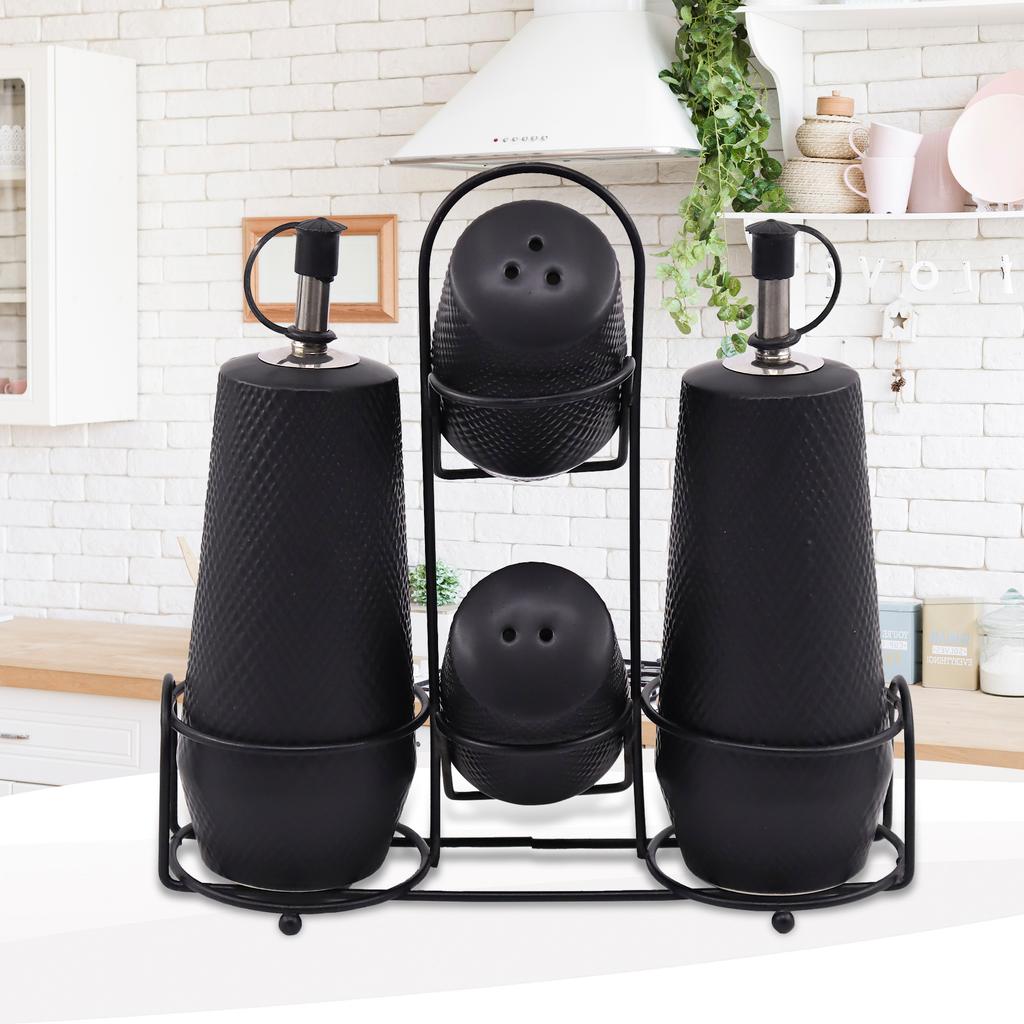 Ceramic 5-piece Spice Set MAESTRO BLACK MR-20001-04S
