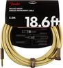 Fender Deluxe Series Instrument Tweed 08 Cable, Straight/Angle, 18.6',