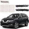 RLB-HILON Front Bumper Bracket Compatible With Nissan Rogue 2014 2015 2016 2017 2018  Year, For 62222-4BA1A 62223-4BA1A