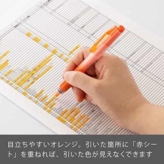 Pentel Highlighter Knock Type Handy Line S SXNS15-F Orange 10 pieces