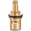 1/2 "Replacement Brass Ceramic Disc Tap Valve Quarter Turn Cartridges Gland Insert 20 Teeth Bathroom Faucet Accessories