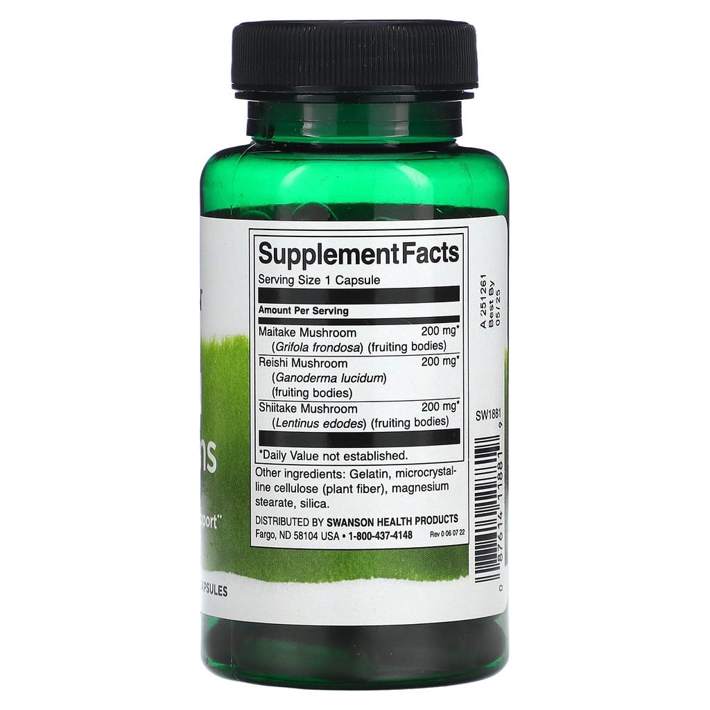 Mood Shrooms, 60 Capsules