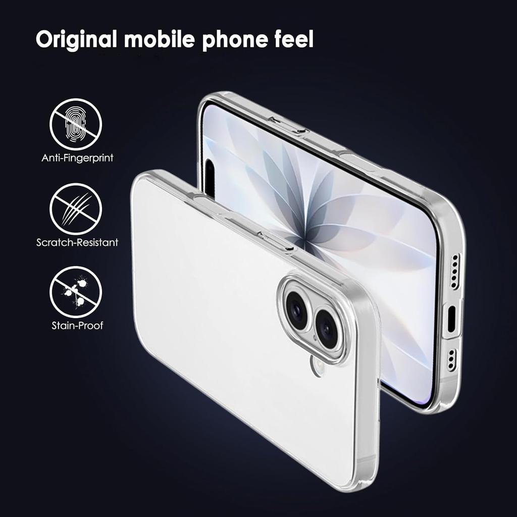 Clear Case For For Iphone 17 Air 17E 16E 16 Pro Max 1 Plus 14 13 Mini 12 11 X XS XR SE 7 8 For Iphone17 For Iphone16 Phone Cover