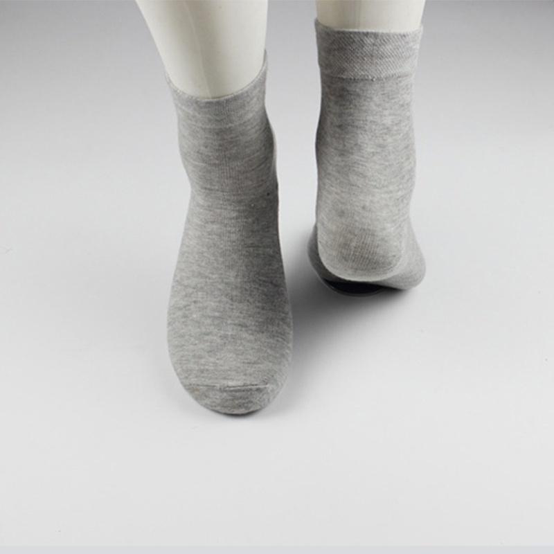 1Pairs/ Lot Men's Casual Socks  Cotton Socks Ankle Socks for Businessmen Men Fall Winter (Color: Black/White/Grey)