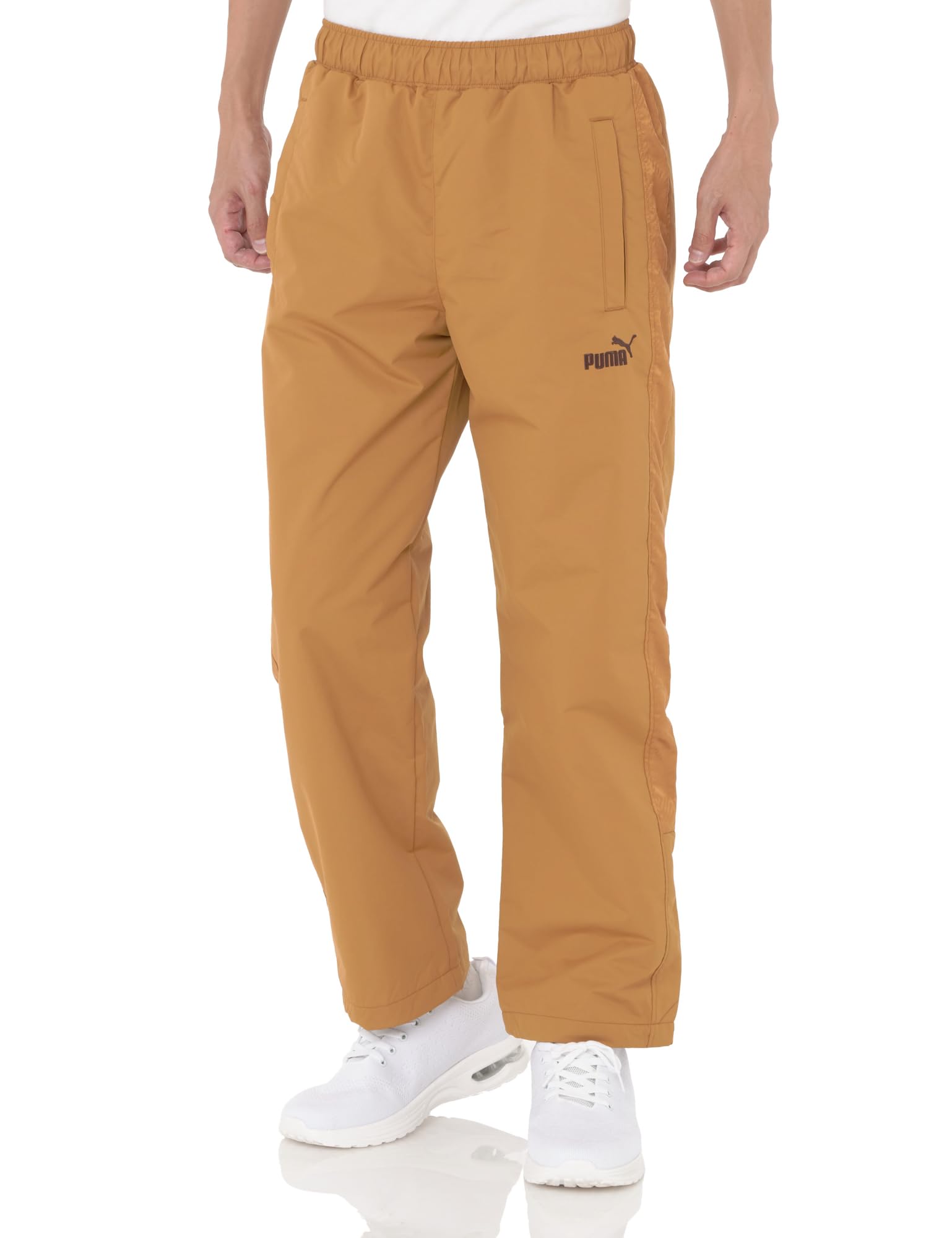 

Спортивные повседневные длинные брюки CORE HERITAGE Woven Linen Track Pants 683582 24 Color Caramel Latte [PUMA] Мужская осень/зима (64)