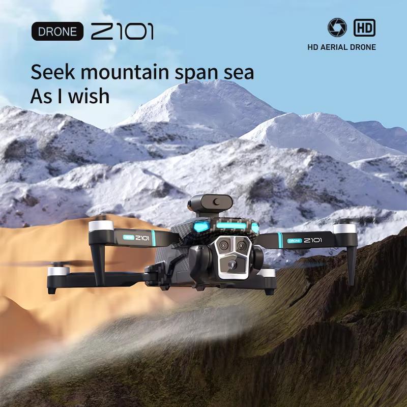 New Z101 Drone Long Endurance 8K ESC HD Aerial Photography WIFI FPV Brushless Quadcopter Optical Flow Obstacle Avoidance Helicopter Gift for Children