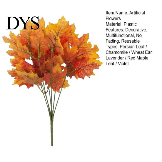 Lifelike Plastic Greenery Vines Autumn Artificial Flowers Bouquet, Realistic Floral Arrangement with Layered Quirky Fun Decor for Living Room