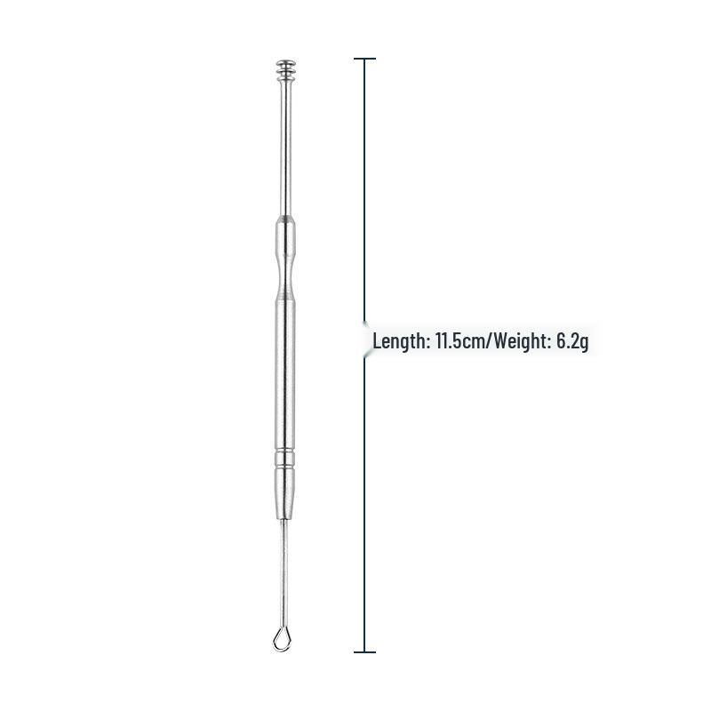 Stainless Steel Double-Headed Spring Ear Cleaner Tool