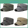 Classic Cotton Flat Brim Hat With Adjustable Fit For Men And Women