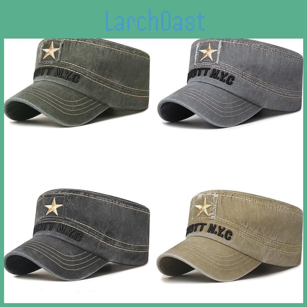 Classic Cotton Flat Brim Hat With Adjustable Fit For Men And Women