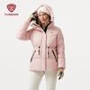Women's Short Goose Down Puffer Jacket TB5560586A
