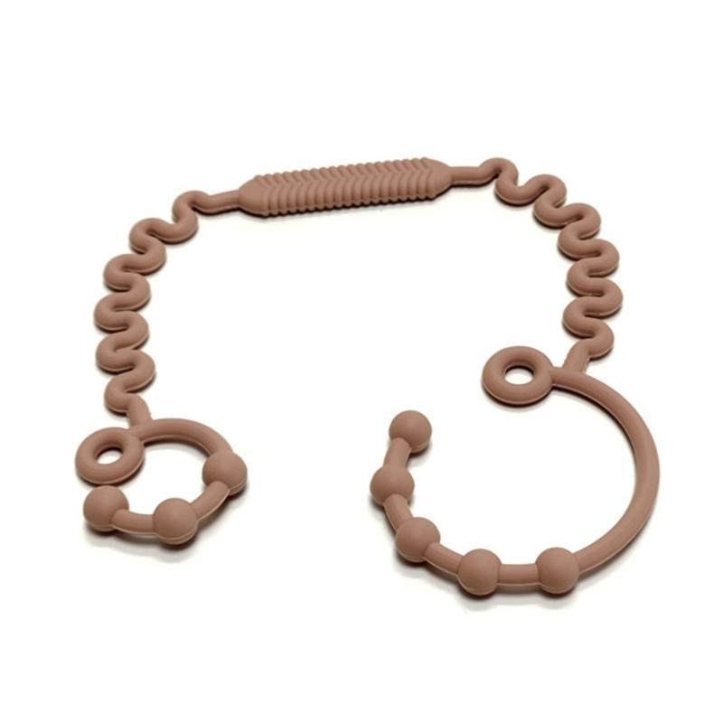Vielseitiger Flaschenhalter für Beißringe mit Silikonband – Praktische und zuverlässige Befestigungsmöglichkeit für Beißringe am Kinderwagen oder Hochstuhl
