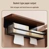 Yidashang Aluminum Bathroom Wall Shelf with Toilet Paper Holder