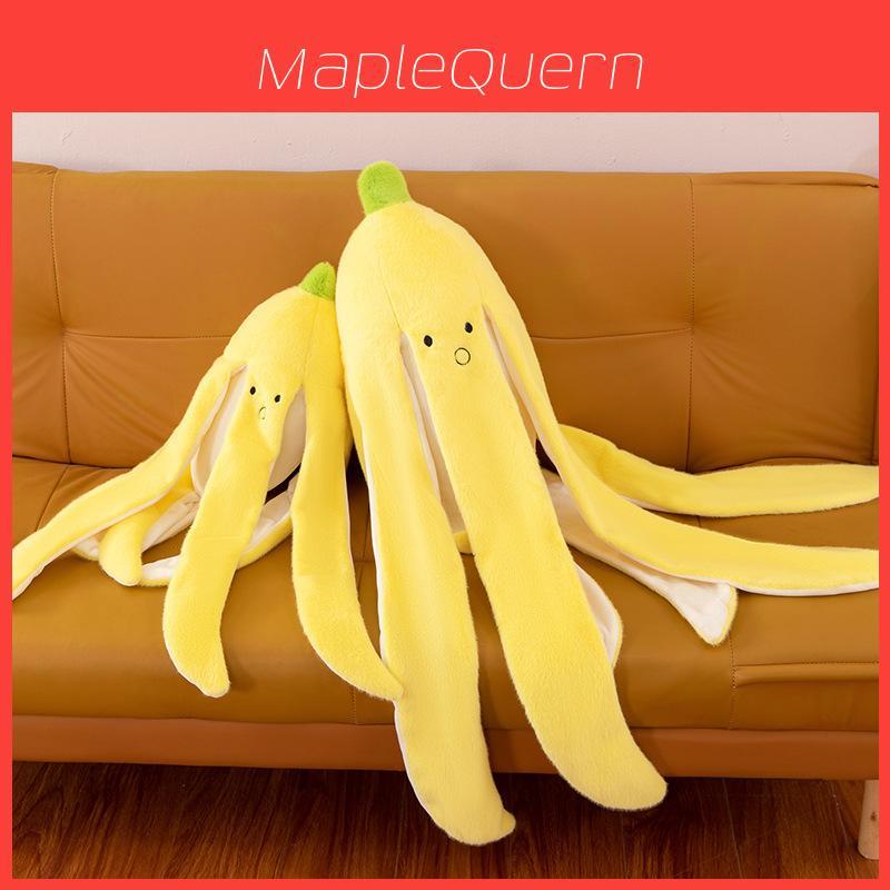 Peluche Banana Morbido Peluche Corto Frutta Ripiena Cuscino Per Bambini Ragazze Decorazione Camera da Letto
