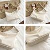 PU Leather Commuter Fashi Vintage Casual Tote Bag Maillard Stylish Crossbody Bags for Women Texture Large Capacity Temperament