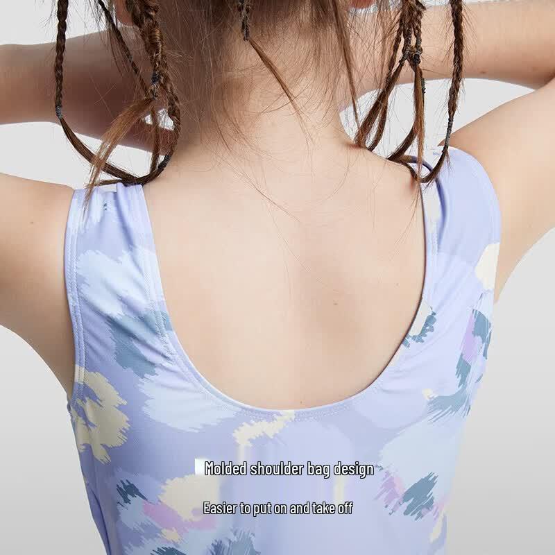 Moodytiger Girls' UV Protection One-Piece Swimsuit