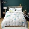 Bettbezug mit Regenschirm, bunter Regenschirm-Bettbezug, Bettwäscheset im Cartoon-Stil für Kinder und Jugendliche, Queen-Size-Bettbezug aus Polyester