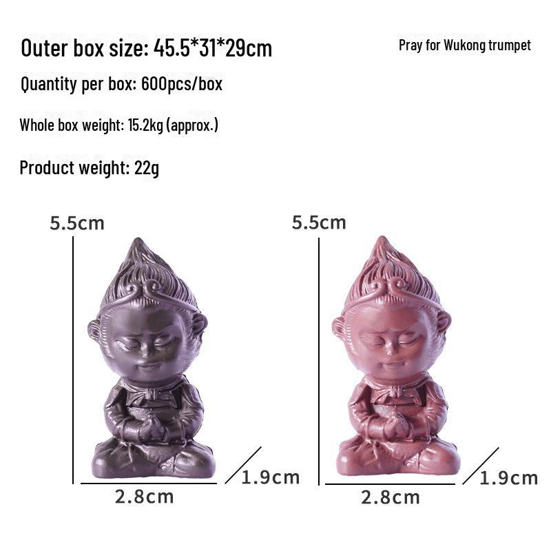 

Декорации для аквариума Царь Обезьян - Креативные ПВХ украшения Blessing Wukong (Small)