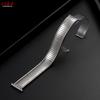 Edelstahl Elastisches Stretchband Metall Erweiterung Silber Uhrenarmband Herren Damen Verstellbares Armband 10-14mm 16-23mm