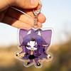 The Freak Circus Otome Game Acrylic Keychain 5.5cm Pierrot Harlequin Double-sided HD Print Collectible Desk Decor Fan Gift