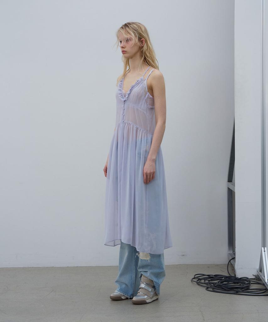 Lcdc Tm Mesh Frill Dress (Lavender)