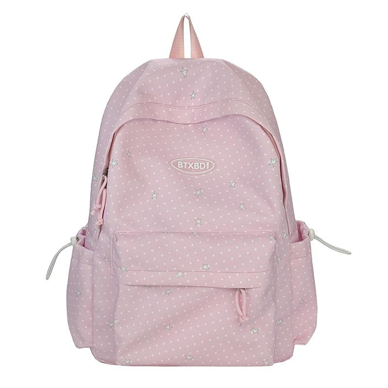 Schoolbag Japanese Ins Small Fresh Polka Dots Cute Schoolbag Primary School Junior High School Students High Value Backpack Make-up Backpack
