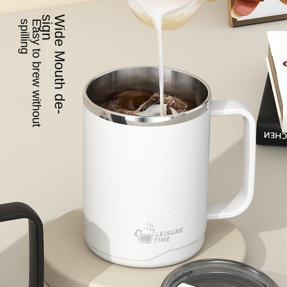 Heat-resistant Milk Coffee Cup 304 Stainless Steel Milk Tea Cup Drinking Cup Water Cup  Milk