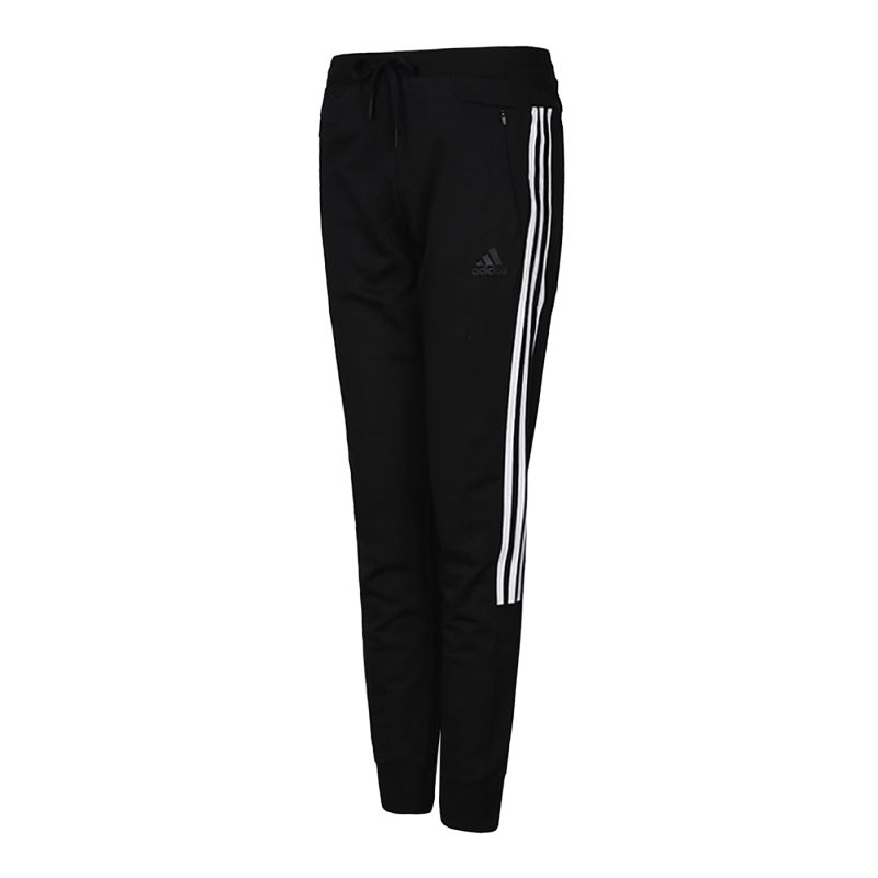 Adidas Lifestyle Casual Series PT FT CH Ankle Lace-Up Solid Color Comfortable Knitted Sports Pants Women Pants Black CX5174