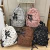 Schoolbag Japanese ins college style sweet bow backpack female junior high school student schoolbag Korean version large capacity backpack
